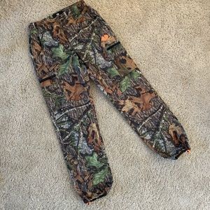 Vintage real tree cargo pants